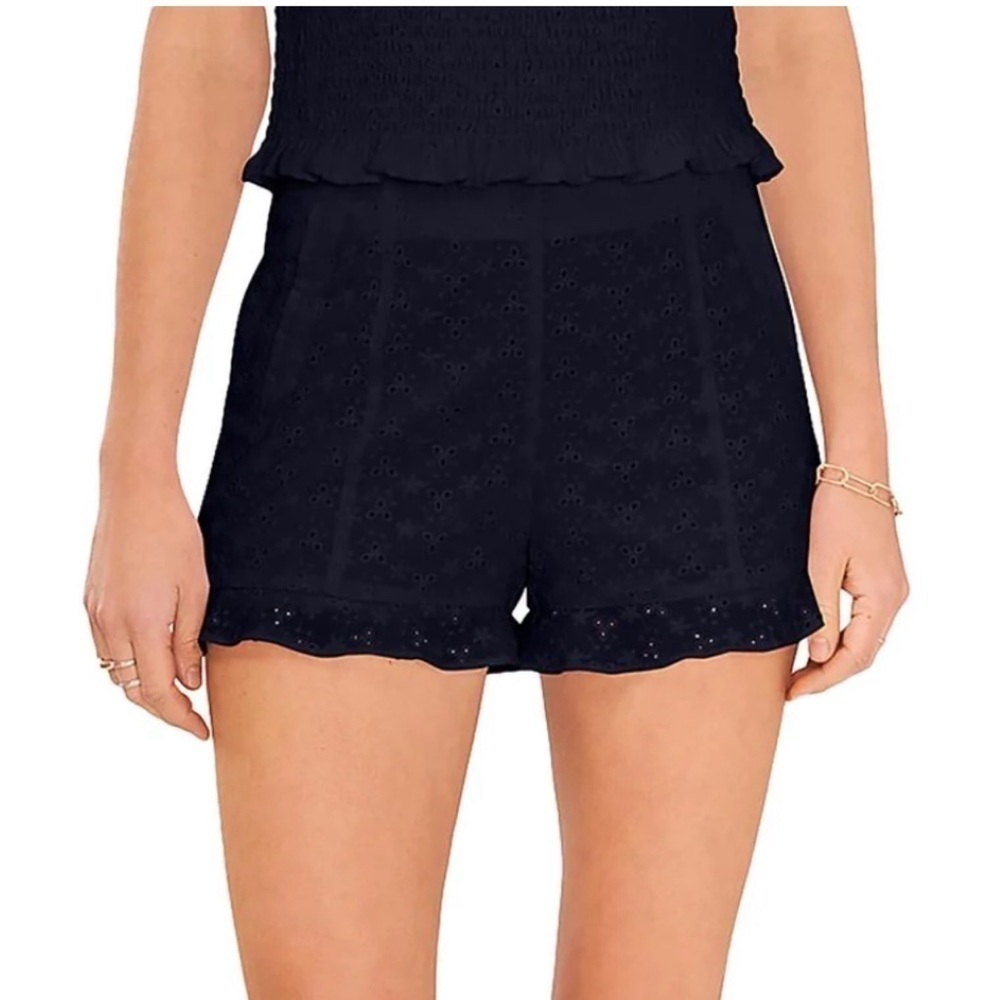 1. State Eyelet Ruffled Casual Shorts Size 2
